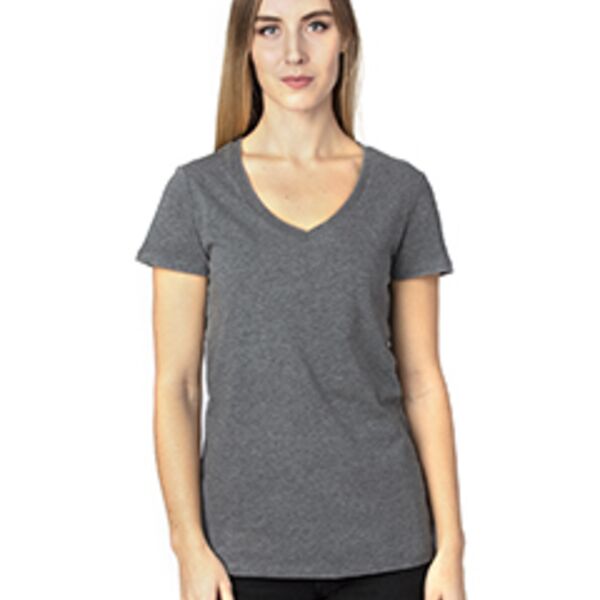 Threadfast Apparel Ladies' Ultimate CVC V-Neck T-Shirt 200RV Ladies' Ultimate CVC V-Neck T-Shirt Thumbnail