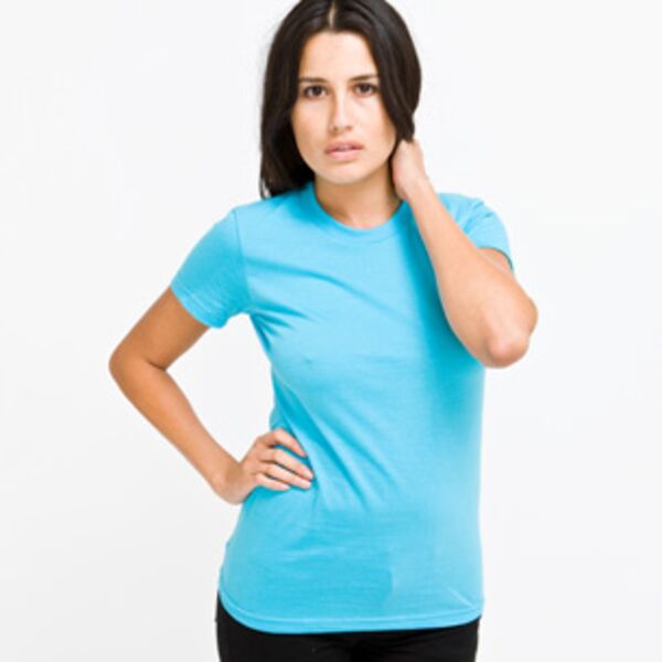 American Apparel Fine Jersey Short Sleeve T-Shirt NL330L Fine Jersey Short Sleeve T-Shirt Thumbnail