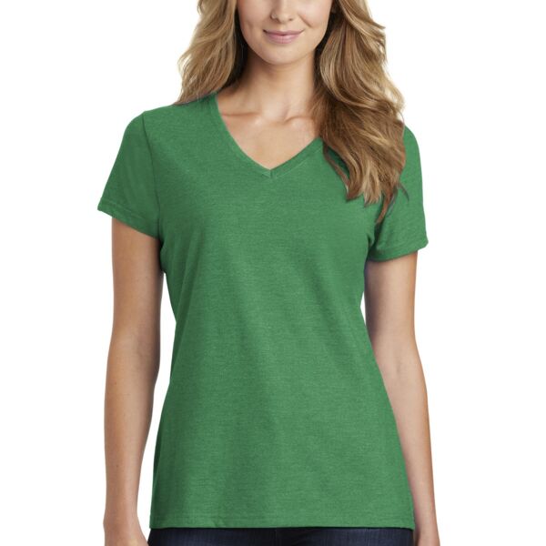 Port & Company Ladies Fan Favorite  Blend V Neck Tee LPC455V Ladies Fan Favorite  Blend V Neck Tee Thumbnail