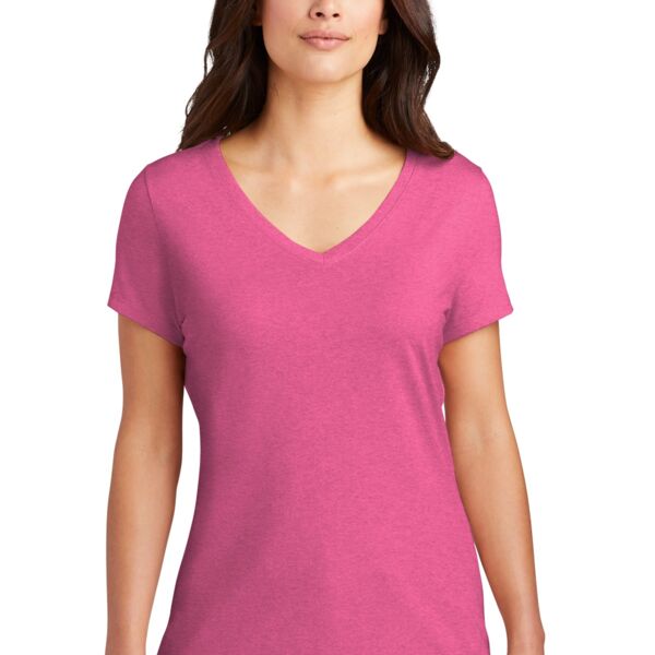 District Women's Perfect Tri ® V Neck Tee DM1350L Women's Perfect Tri ® V Neck Tee Thumbnail