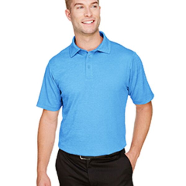 Devon & Jones CrownLux Performance™ Men's Address Melange Polo DG22 CrownLux Performance™ Men's Address Melange Polo Thumbnail